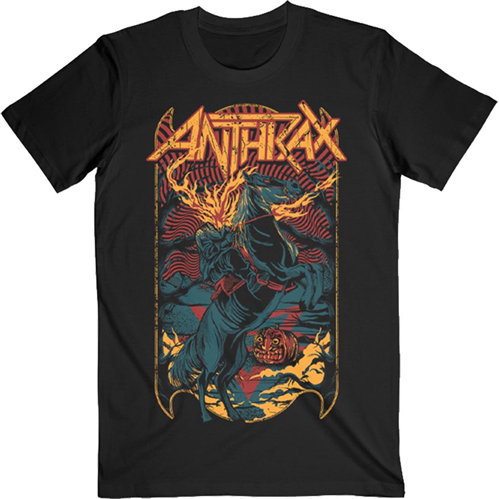 Anthrax - Headless Horseman Heren Tshirt - Zwart